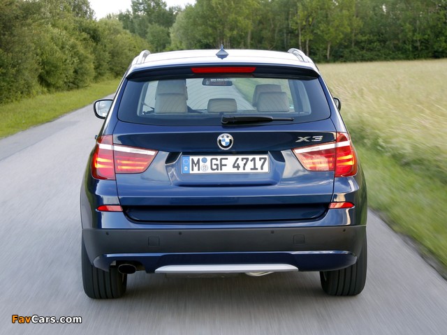 Photos of BMW X3 xDrive20i (F25) 2011 (640 x 480)
