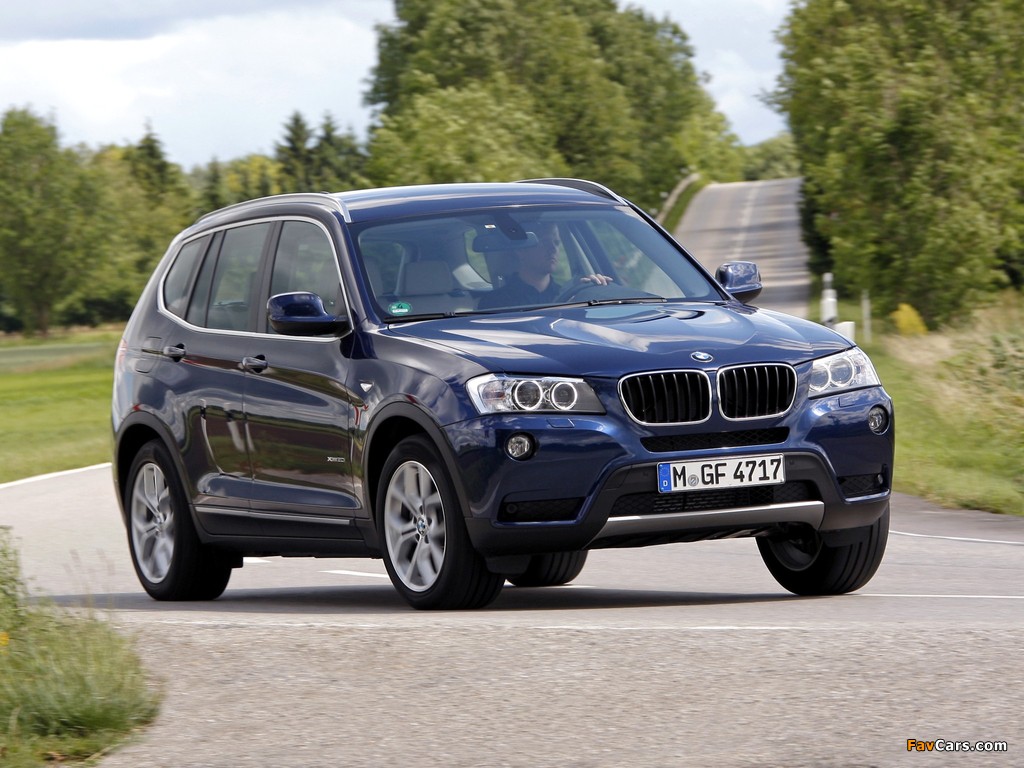 Photos of BMW X3 xDrive20i (F25) 2011 (1024 x 768)