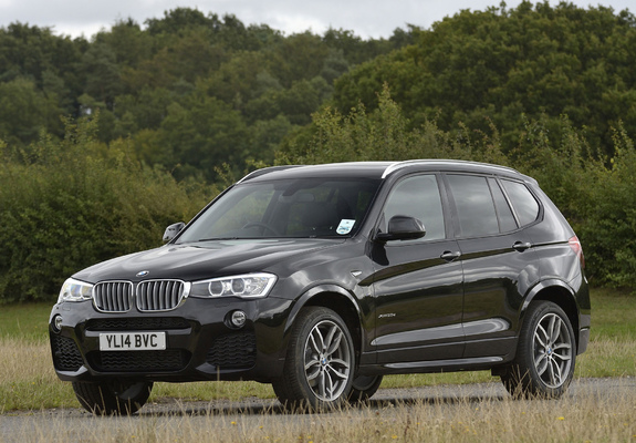 Photos of BMW X3 xDrive35d M Sport Package UK-spec (F25) 2014