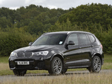 Photos of BMW X3 xDrive35d M Sport Package UK-spec (F25) 2014