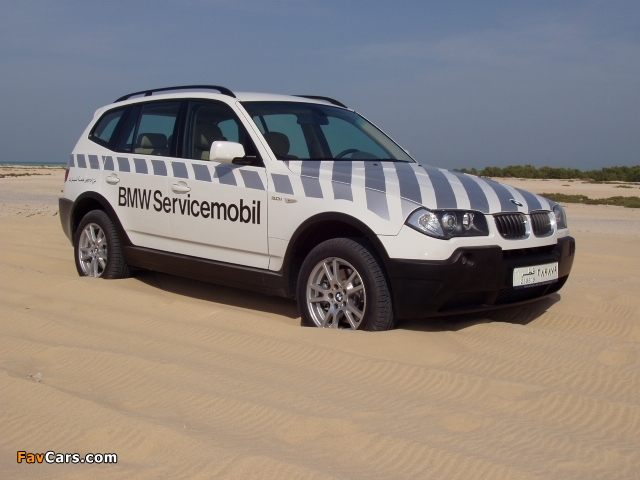 Pictures of BMW X3 Servicemobil (E83) 2003–06 (640 x 480)