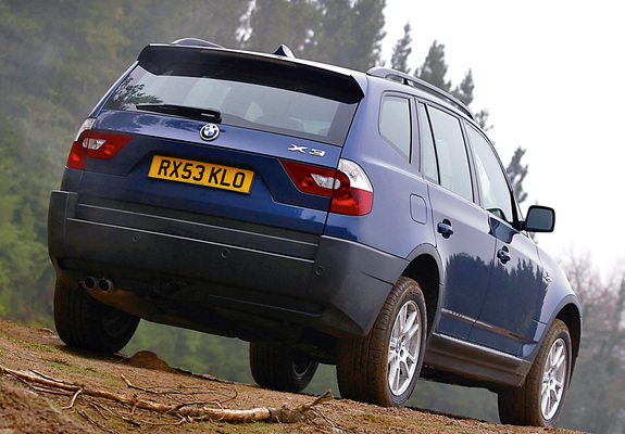 Pictures of BMW X3 2.5i UK-spec (E83) 2003–06