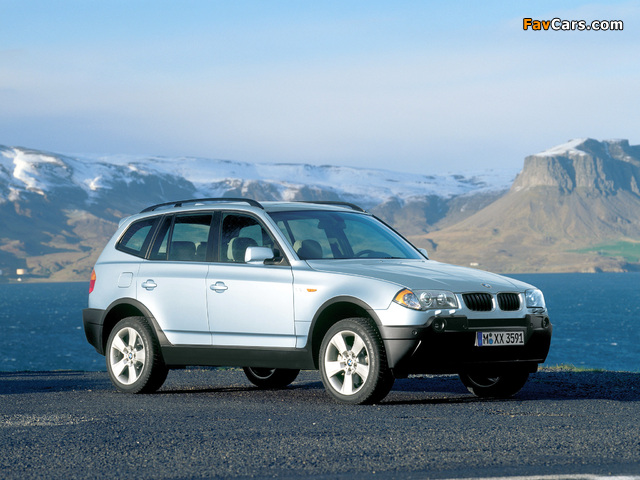 Pictures of BMW X3 3.0i (E83) 2003–06 (640 x 480)