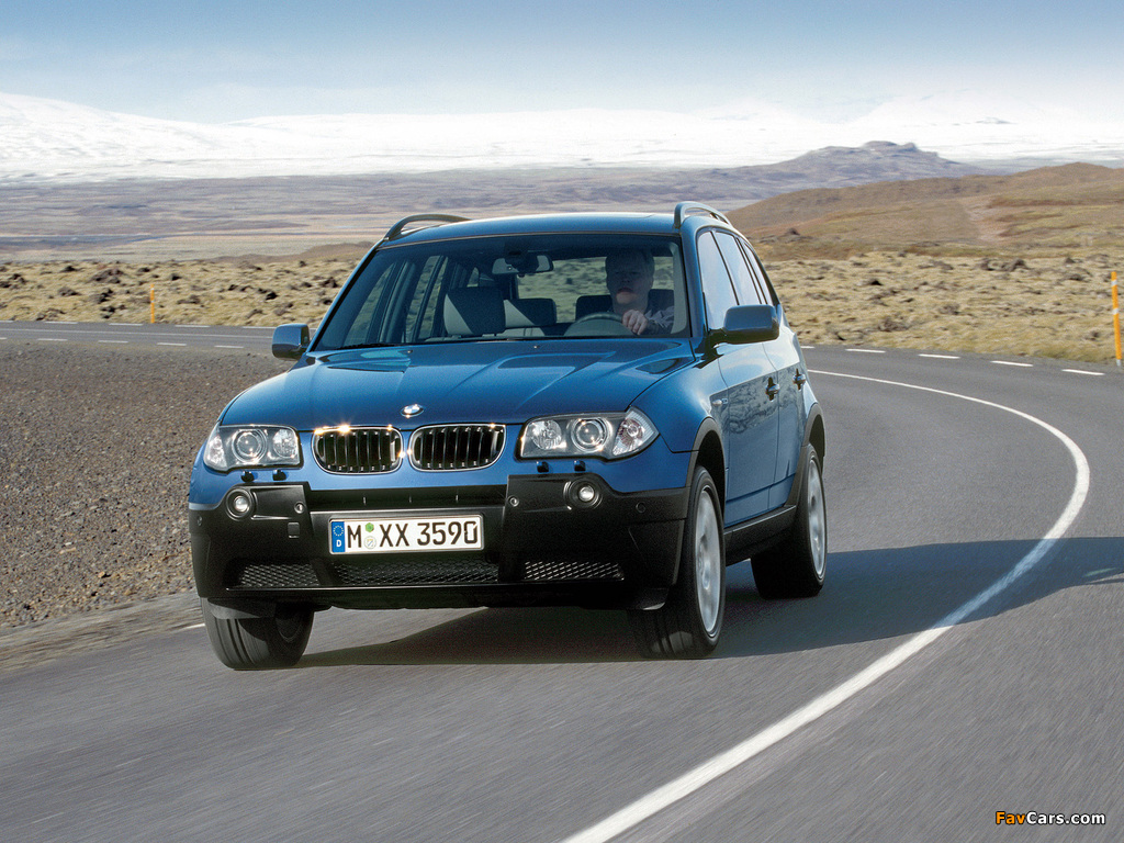 Pictures of BMW X3 3.0i (E83) 2003–06 (1024 x 768)