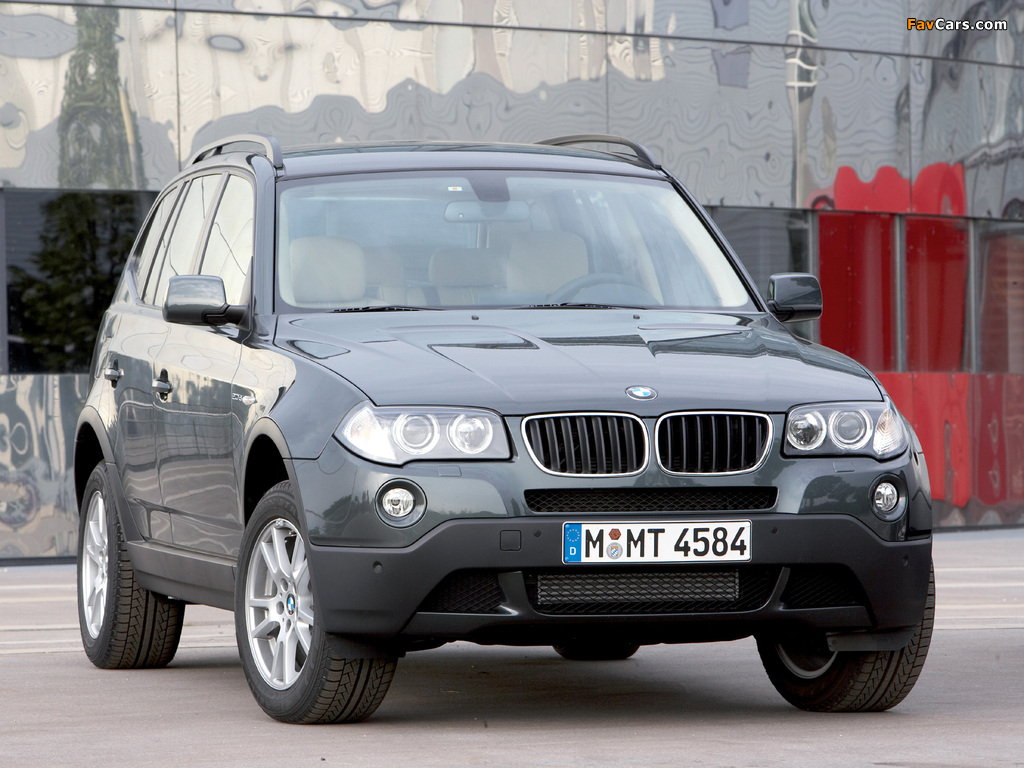 Pictures of BMW X3 2.0d (E83) 2007–10 (1024 x 768)
