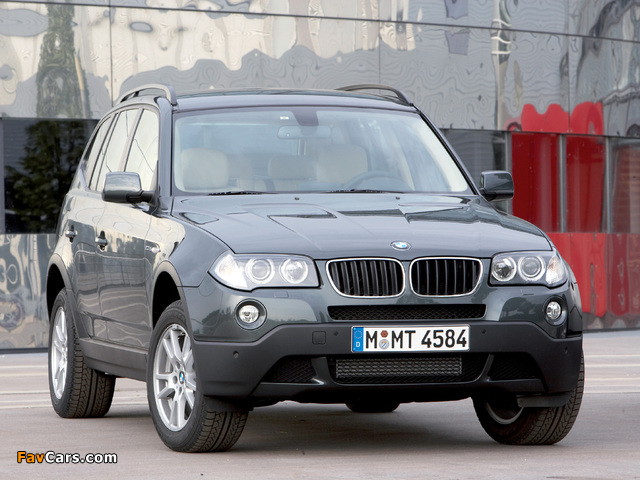 Pictures of BMW X3 2.0d (E83) 2007–10 (640 x 480)