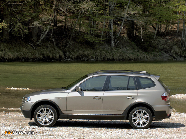 Pictures of BMW X3 3.0sd (E83) 2007–10 (640 x 480)