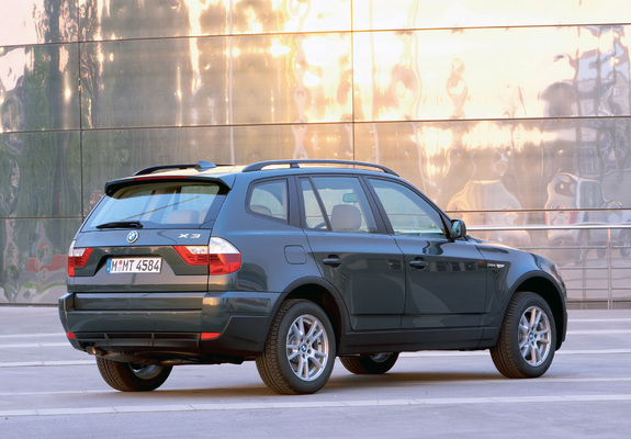 Pictures of BMW X3 2.0d (E83) 2007–10