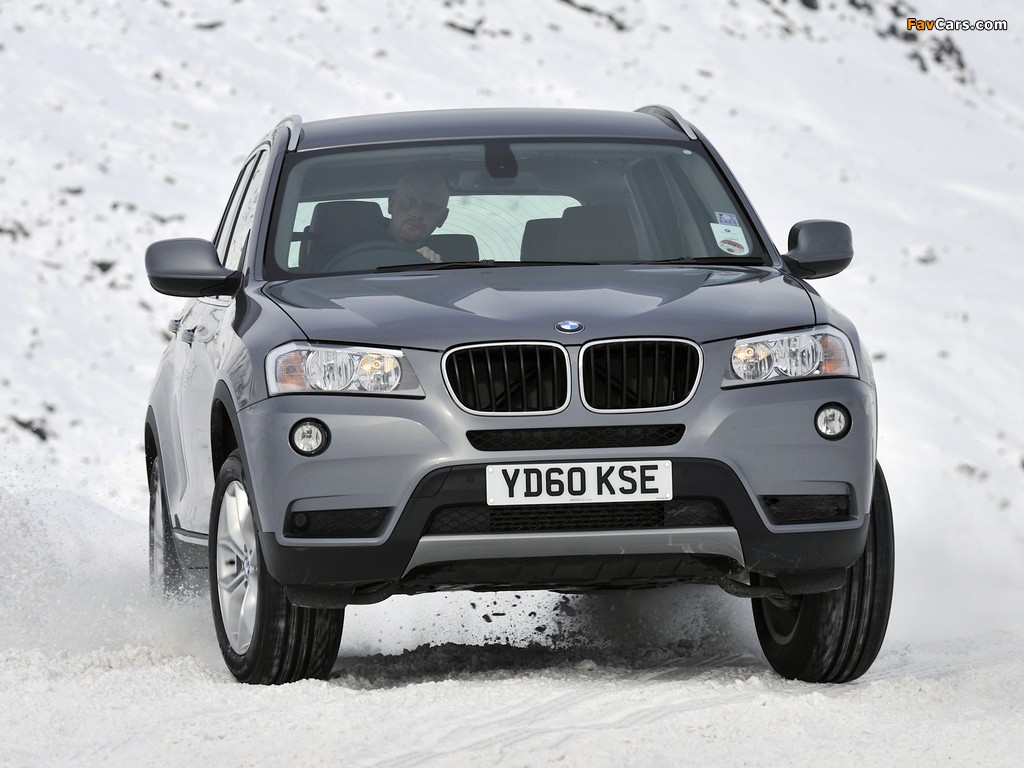 Pictures of BMW X3 xDrive20d UK-spec (F25) 2010 (1024 x 768)