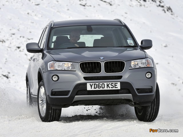 Pictures of BMW X3 xDrive20d UK-spec (F25) 2010 (640 x 480)