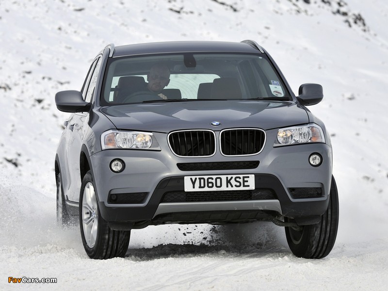 Pictures of BMW X3 xDrive20d UK-spec (F25) 2010 (800 x 600)