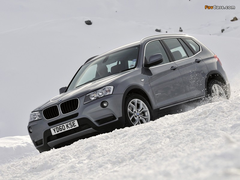 Pictures of BMW X3 xDrive20d UK-spec (F25) 2010 (800 x 600)