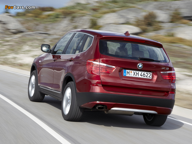 Pictures of BMW X3 xDrive20d (F25) 2010 (640 x 480)