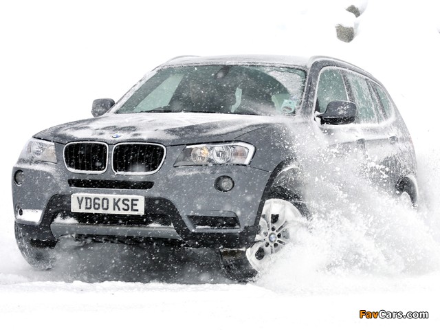 Pictures of BMW X3 xDrive20d UK-spec (F25) 2010 (640 x 480)