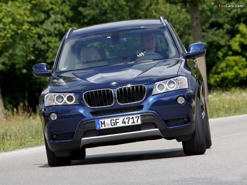 Pictures of BMW X3 xDrive20i (F25) 2011 (1024 x 768)
