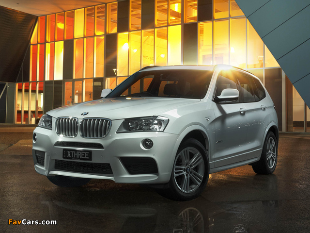 Pictures of BMW X3 xDrive30d M Sports Package AU-spec (F25) 2012 (640 x 480)