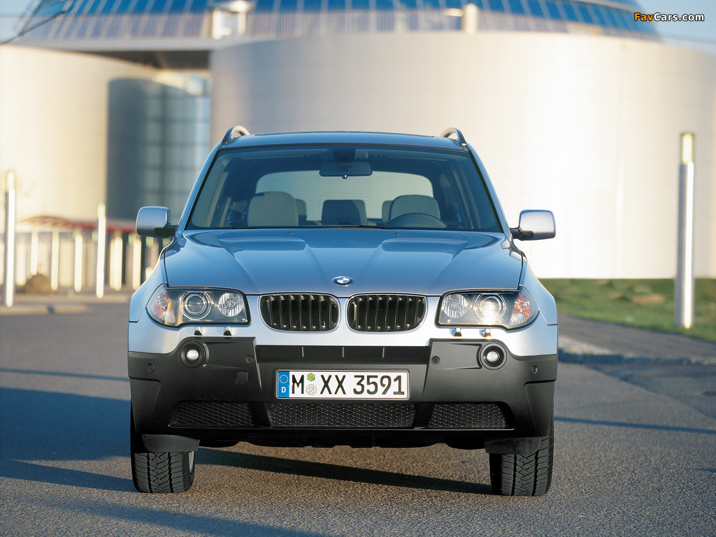 BMW X3 3.0i (E83) 2003–06 wallpapers (1024 x 768)