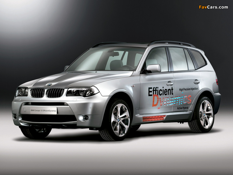 BMW X3 Efficient Dynamics Concept (E83) 2005 wallpapers (800 x 600)