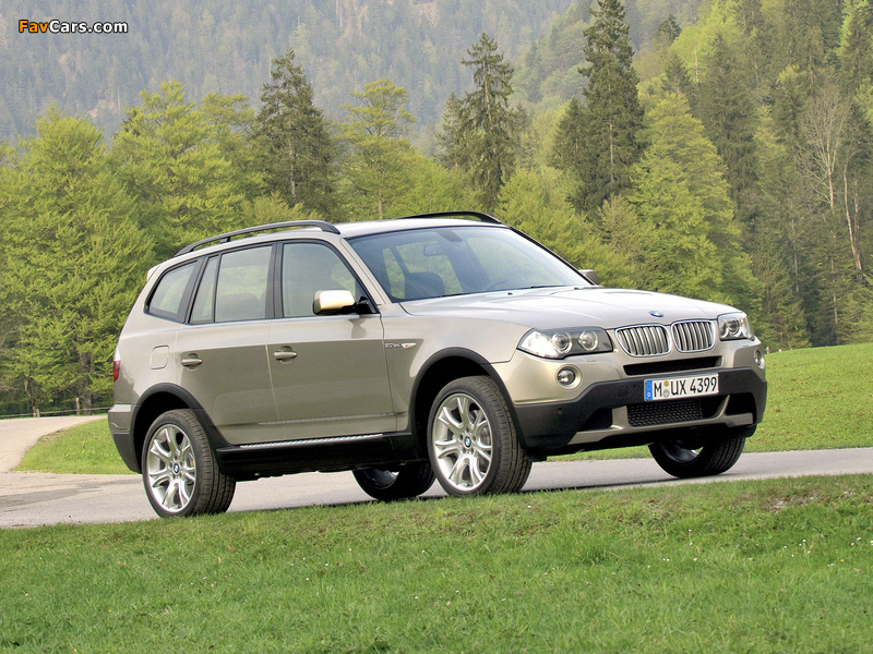 BMW X3 3.0sd (E83) 2007–10 wallpapers (800 x 600)