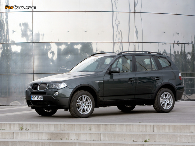 BMW X3 2.0d (E83) 2007–10 wallpapers (640 x 480)