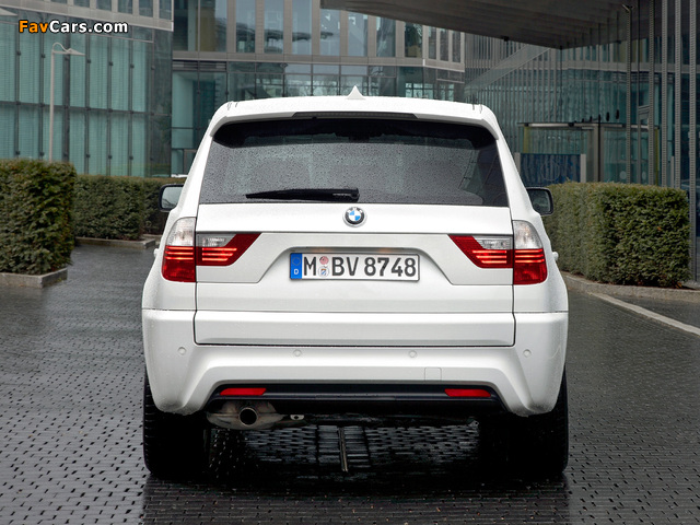 BMW X3 xDrive18d (E83) 2009–10 wallpapers (640 x 480)