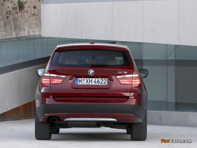 BMW X3 xDrive20d (F25) 2010 wallpapers (640 x 480)