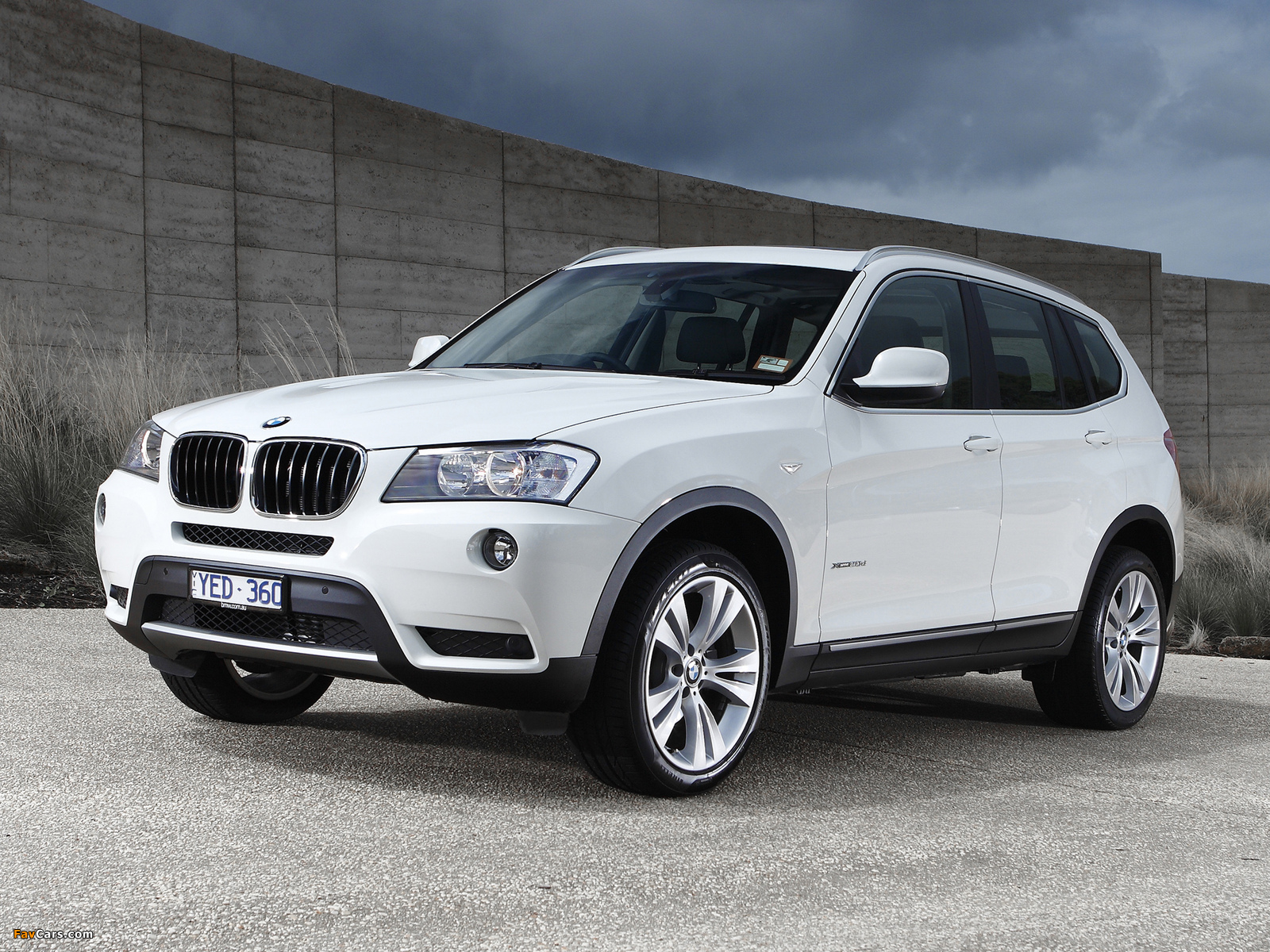 BMW X3 xDrive20d AU-spec (F25) 2010 wallpapers (1600 x 1200)