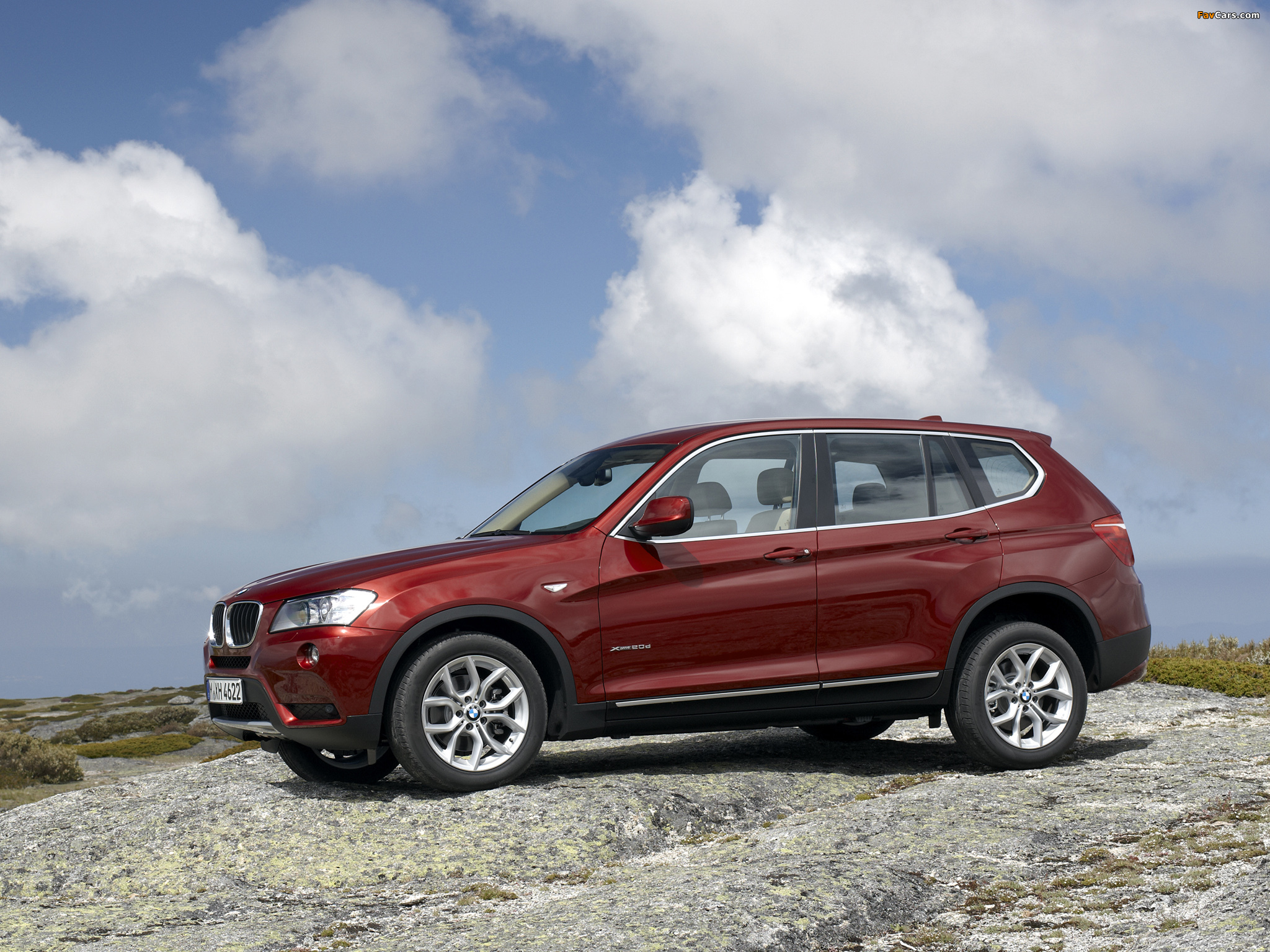 BMW X3 xDrive20d (F25) 2010 wallpapers (2048 x 1536)