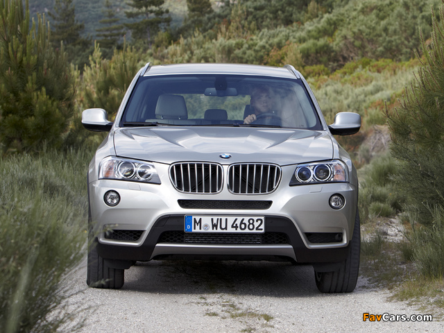 BMW X3 xDrive35i (F25) 2010 wallpapers (640 x 480)