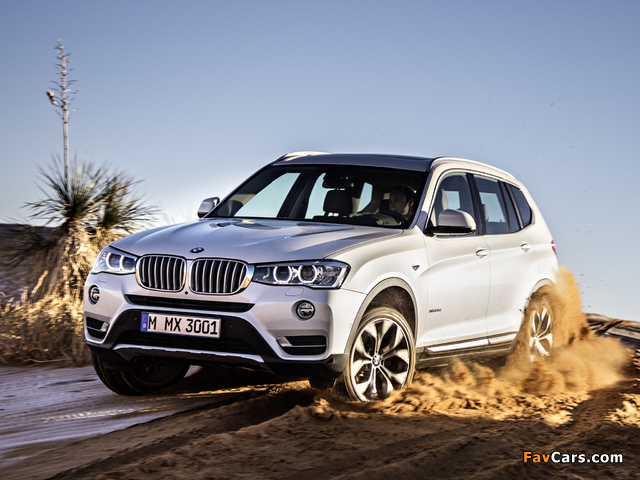 BMW X3 xDrive20d (F25) 2014 wallpapers (640 x 480)