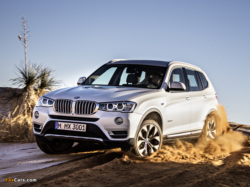 BMW X3 xDrive20d (F25) 2014 wallpapers (800 x 600)