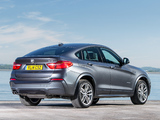 BMW X4 xDrive30d M Sports Package UK-spec (F26) 2014 photos