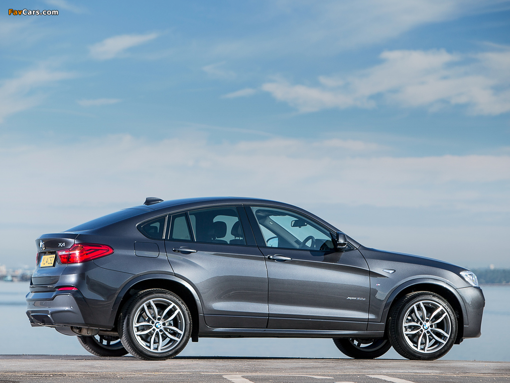 BMW X4 xDrive30d M Sports Package UK-spec (F26) 2014 pictures (1024 x 768)