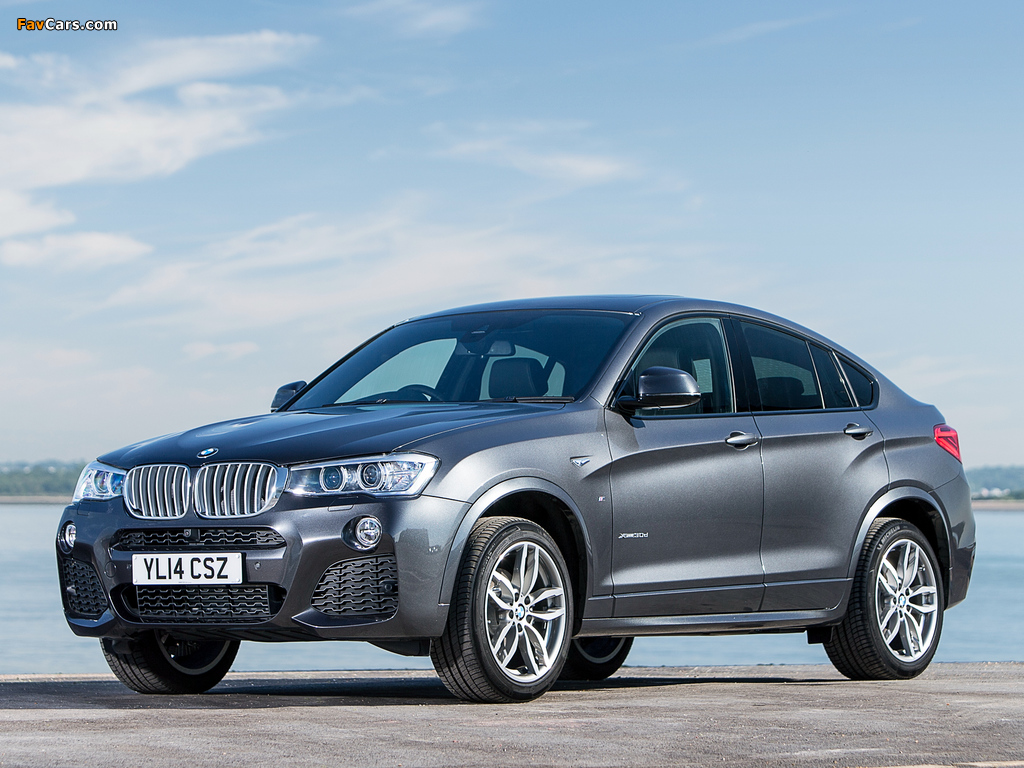 BMW X4 xDrive30d M Sports Package UK-spec (F26) 2014 pictures (1024 x 768)