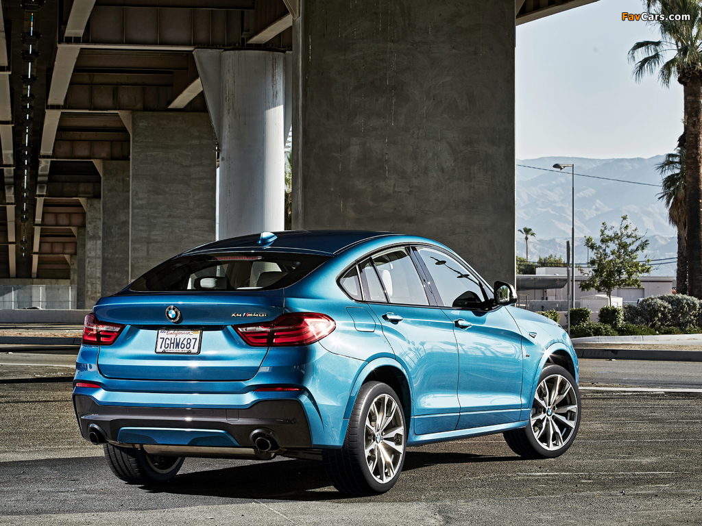 BMW X4 M40i (F26) 2015 pictures (1024 x 768)