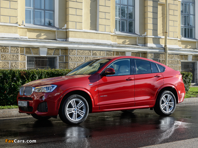 Images of BMW X4 xDrive30d M Sports Package (F26) 2014 (640 x 480)