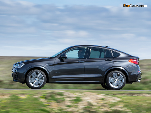 Photos of BMW X4 xDrive30d M Sports Package UK-spec (F26) 2014 (640 x 480)