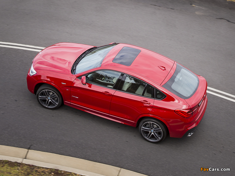 Photos of BMW X4 xDrive35i M Sports Package AU-spec (F26) 2014 (800 x 600)