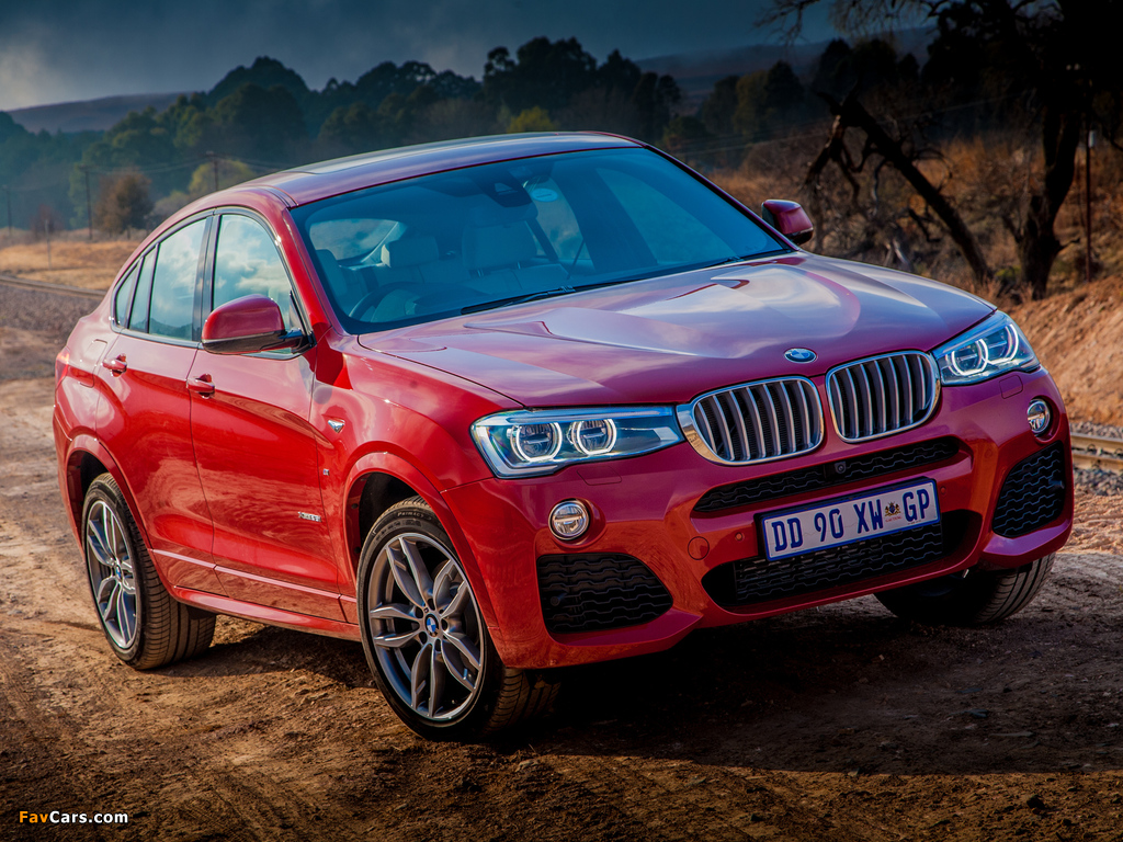 Photos of BMW X4 xDrive35i M Sports Package ZA-spec (F26) 2014 (1024 x 768)