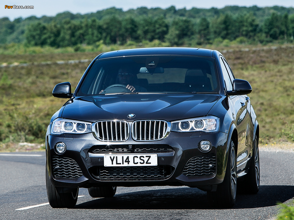 Pictures of BMW X4 xDrive30d M Sports Package UK-spec (F26) 2014 (1024 x 768)