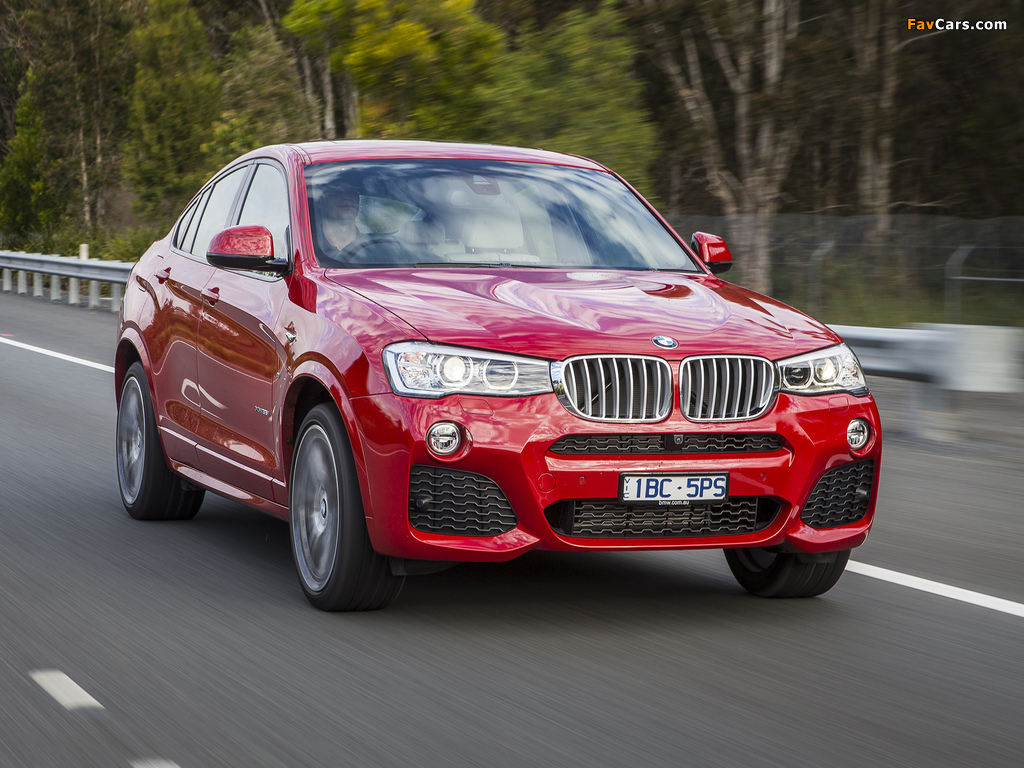 Pictures of BMW X4 xDrive35i M Sports Package AU-spec (F26) 2014 (1024 x 768)