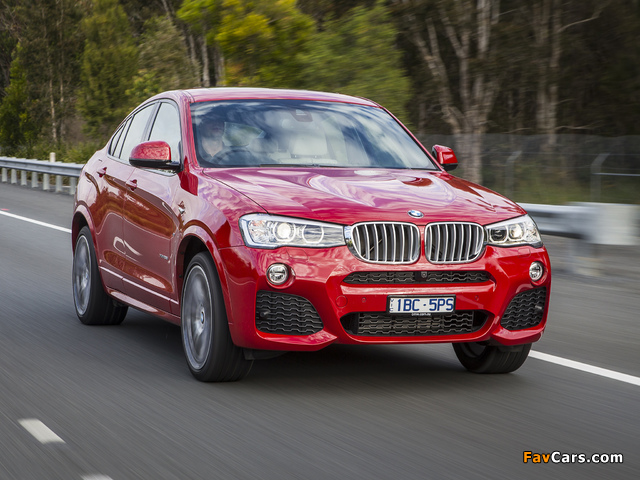 Pictures of BMW X4 xDrive35i M Sports Package AU-spec (F26) 2014 (640 x 480)