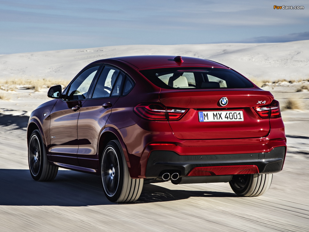 Pictures of BMW X4 xDrive35i M Sports Package (F26) 2014 (1024 x 768)