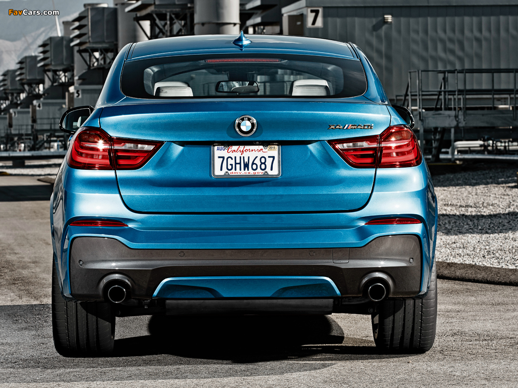 Pictures of BMW X4 M40i (F26) 2015 (1024 x 768)