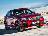 BMW X4 xDrive35i M Sports Package (F26) 2014 wallpapers