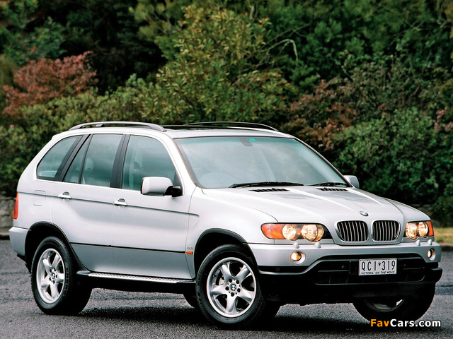 BMW X5 4.4i AU-spec (E53) 2000–03 images (640 x 480)