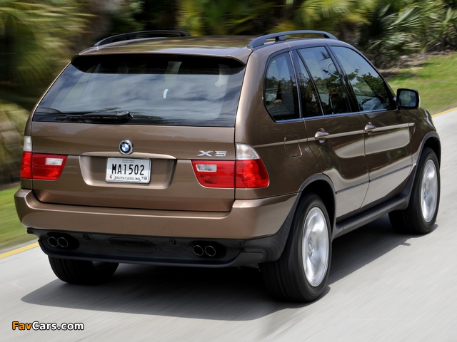 BMW X5 4.4i US-spec (E53) 2000–03 images (640 x 480)
