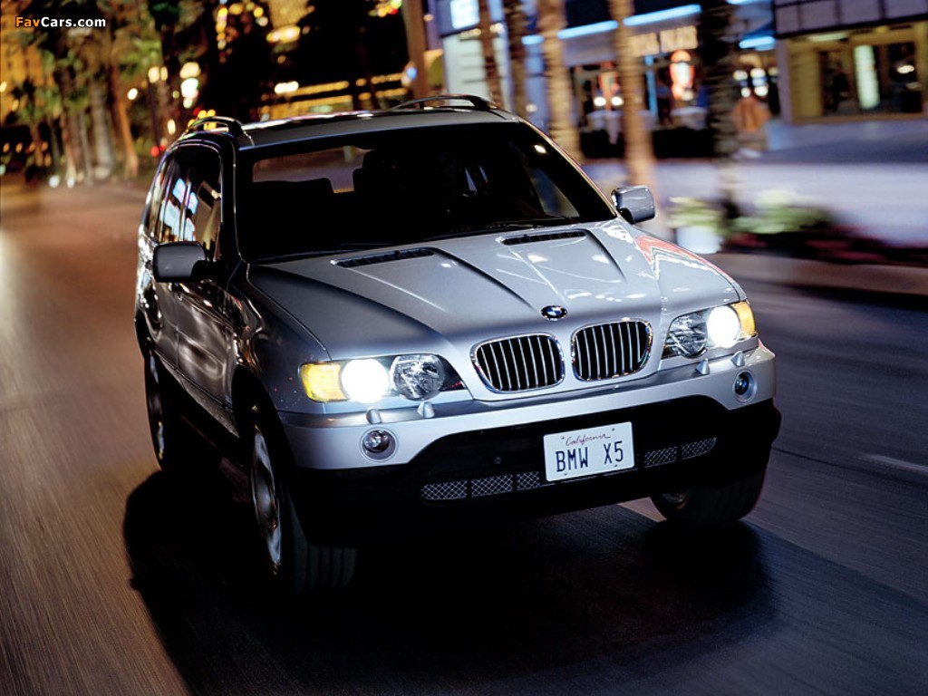 BMW X5 4.4i US-spec (E53) 2000–03 images (1024 x 768)