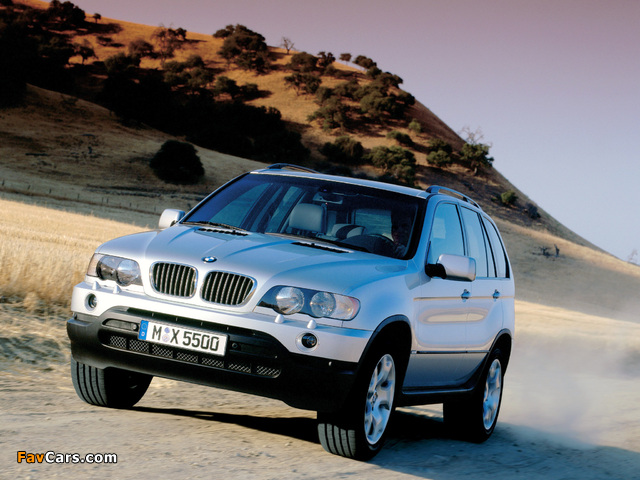 BMW X5 4.4i (E53) 2000–03 photos (640 x 480)