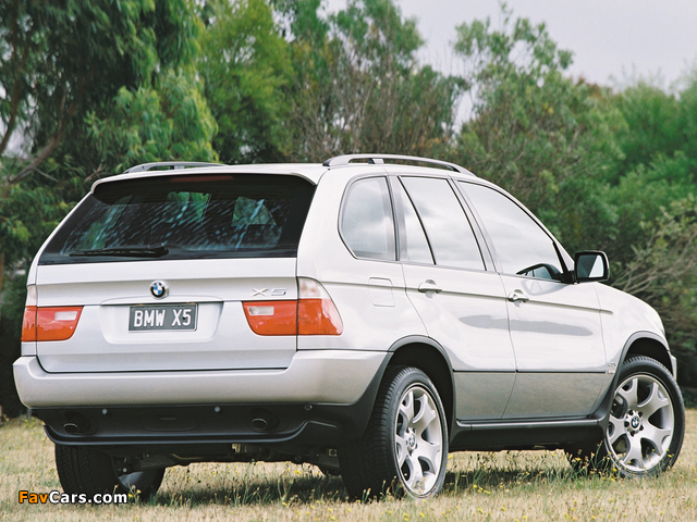 BMW X5 3.0i AU-spec (E53) 2000–03 photos (640 x 480)